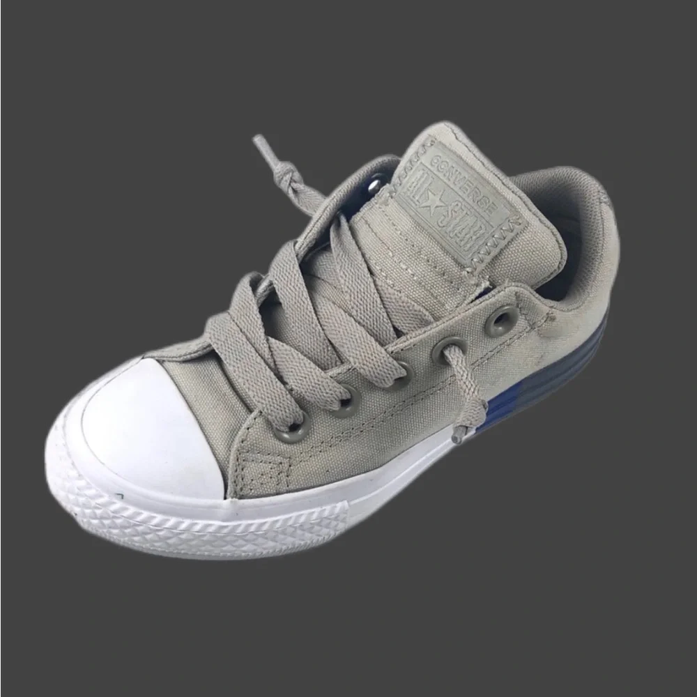 Converse Kid Tan Navy All Star Low Top Sneakers 12